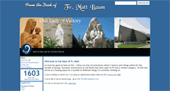 Desktop Screenshot of frmatt.ourladyofvictory.com